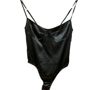Victoria's Secret Satin Thong Bodysuit